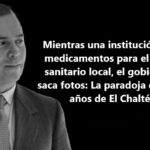 Mientras una institución dono medicamentos para el puesto sanitario local, el gobierno se saca fotos: La paradoja de los 40 años de El Chaltén.